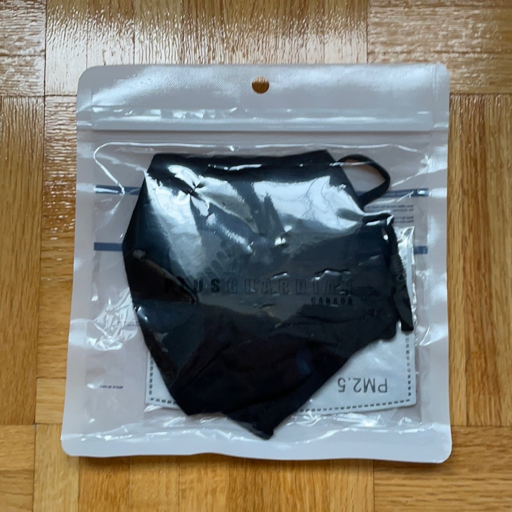 Free w/ purchase of $20+ - Black non-medical fabric mask for adults - unisex